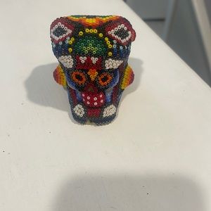 Jaguar head beaded